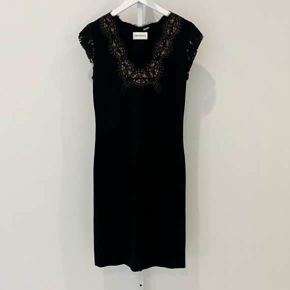 EMILIO PUCCI BLACK LACE DRESS MODEL 26RG25 SIZE IT 46 / US 12 NWOTS! - Picture 3 of 17
